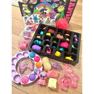 NeeDoh LOT Squishy Schylling Nee Doh Advent Calendar , Cat , Gumdrop,  Rainbow